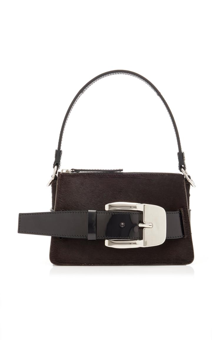 Moda Operandi Proenza Schouler Small Buckle Pony Hair Crossbody Bag
