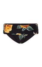 Onia Sardinia Floral-print Banded Bikini Bottom