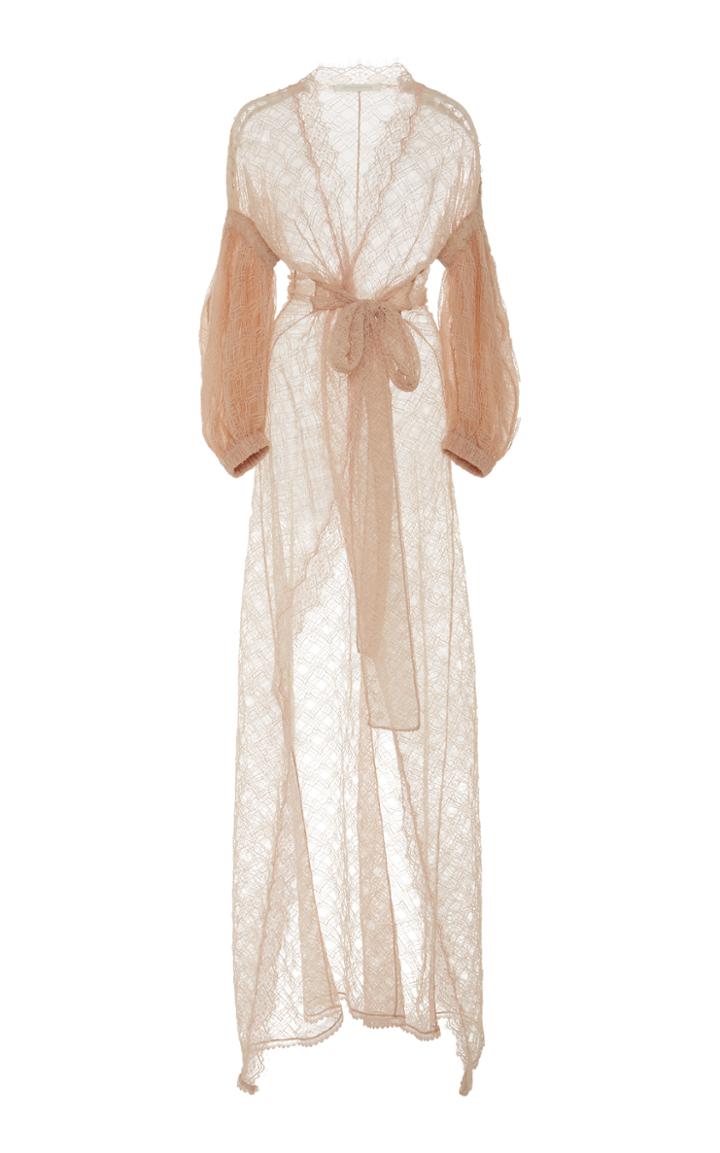 Jonathan Simkhai Grommet Lariat Lace Robe
