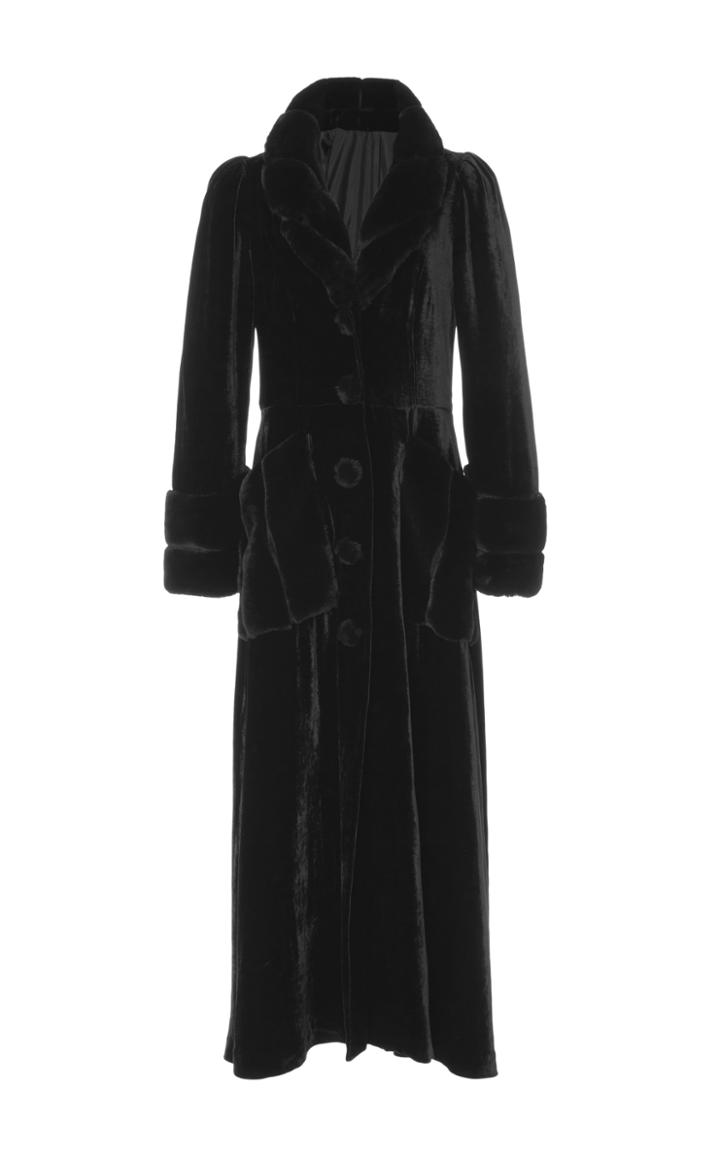 Anna Sui Velvet Frock Coat