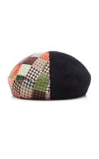 D'estree Patchwork Rabbit-felt Beret