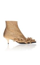 N 21 N&deg;21 Metallic Bow Bootie