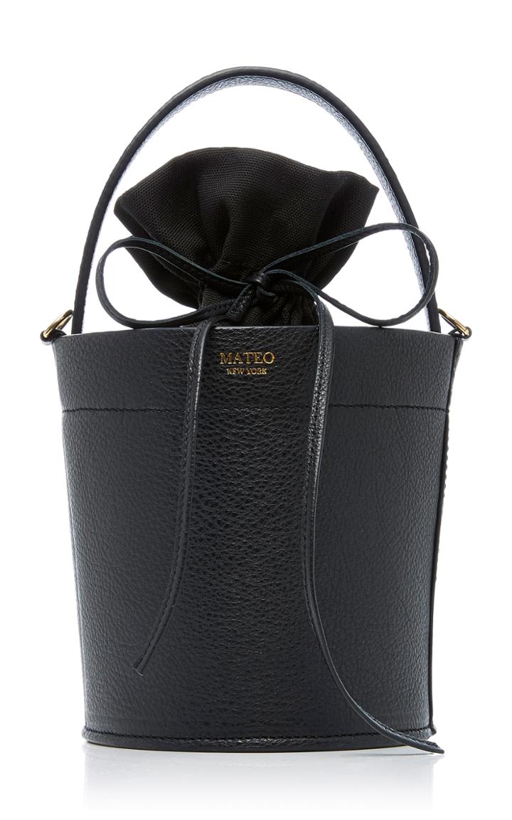 Mateo The Madeline Bucket Bag In Noir