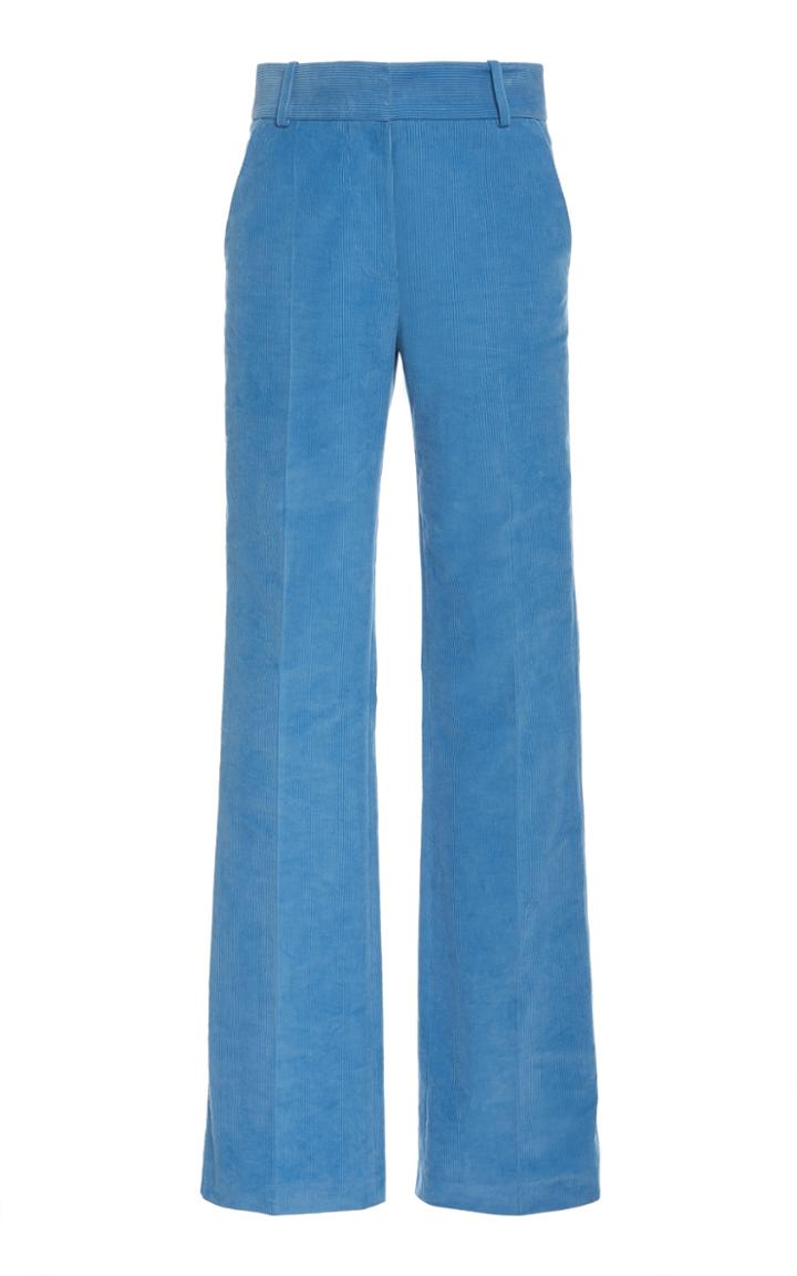 Moda Operandi Victoria Beckham High-rise Flared Corduroy Trousers
