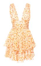 Caroline Constas Paros Chiffon Dress