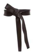 Tome Black Leather Karate Belt