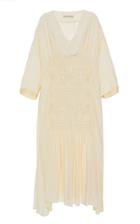 Moda Operandi Mara Hoffman Benecia Smocked Georgette Caftan Dress Size: Xs