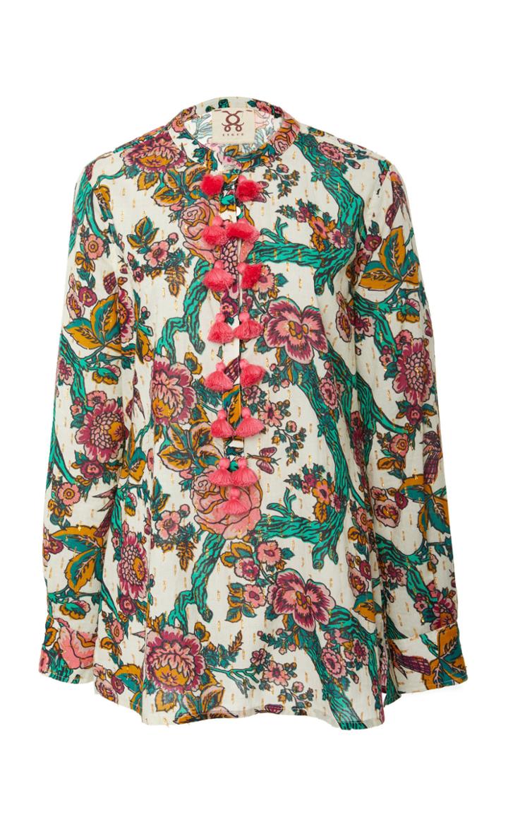 Figue Paolina Printed Cotton Blend Top
