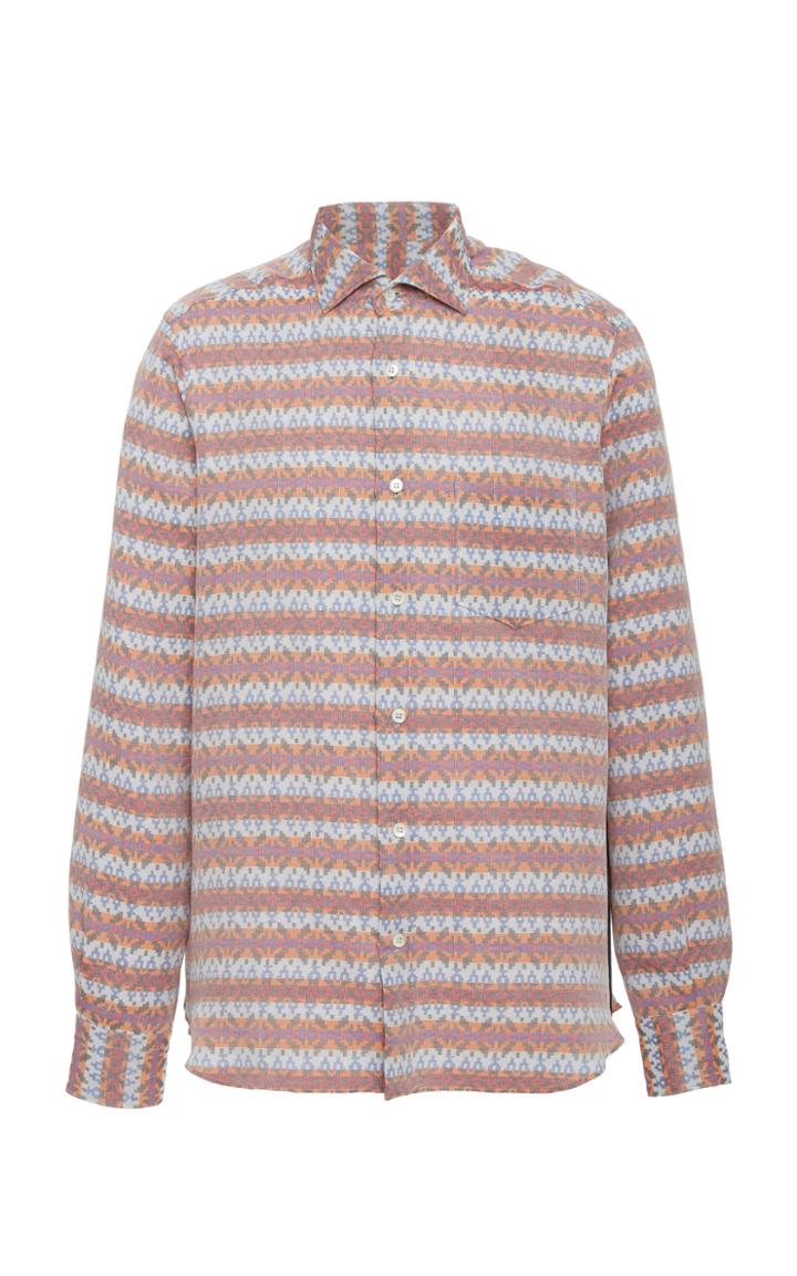 Missoni Printed Cotton-poplin Shirt