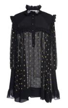 Philosophy Di Lorenzo Serafini Trumpet Sleeved Silk-blend Dress