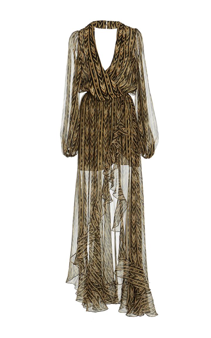 Caroline Constas Sheer Olivia Gown
