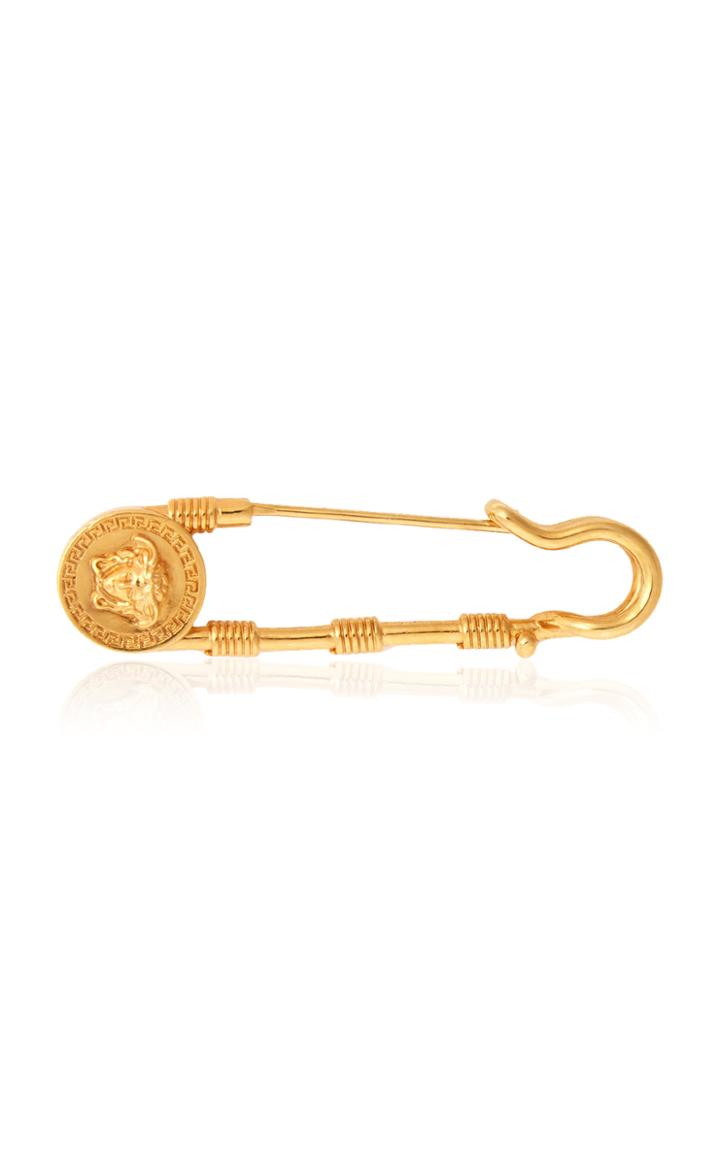 Versace Gold-tone Brooch