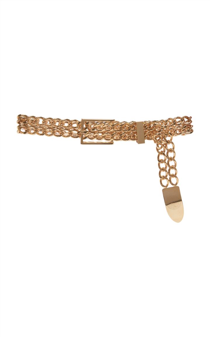 Balmain Low Waist Cowboy Brass Belt