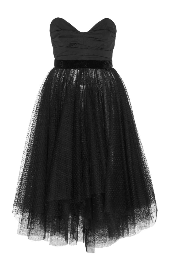 Philosophy Di Lorenzo Serafini Plumetis Lace Strapless Dress