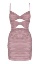 Rasario Cutout Silk-chiffon Mini Dress