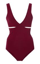 Araks Ursa Cutout Ribbed Swimsuit Size: Xs