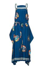 Philosophy Di Lorenzo Serafini Printed Silk Cinch-waist Dress