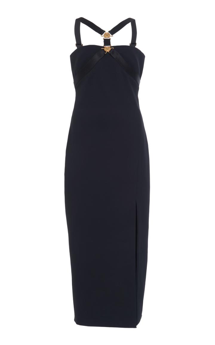Versace Stretch Cady Halter Dress