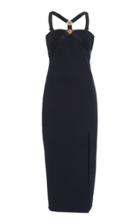 Versace Stretch Cady Halter Dress