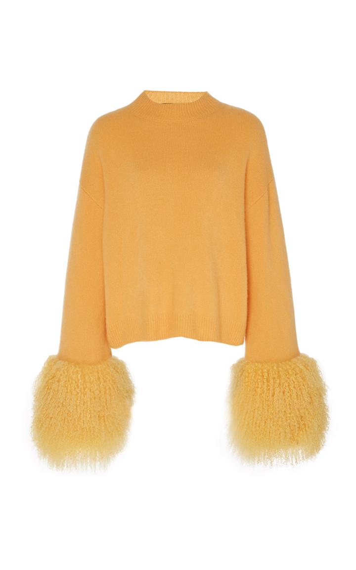 Moda Operandi Sally Lapointe Cashmere-silk Blend Sweater Size: M