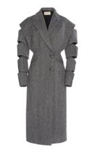 Christopher Kane Herringbone Slash Sleeve Coat
