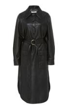 Tibi Faux Leather Shirtdress