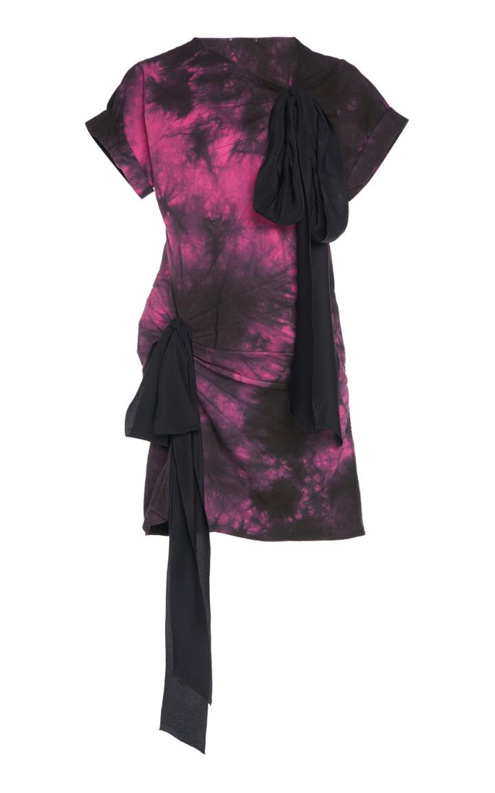 N 21 N&deg;21 Annabeth Garment Dyed Cotton-blend Dress