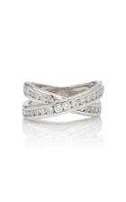 Lynn Ban Infinity Sterling Silver And Diamond Ring