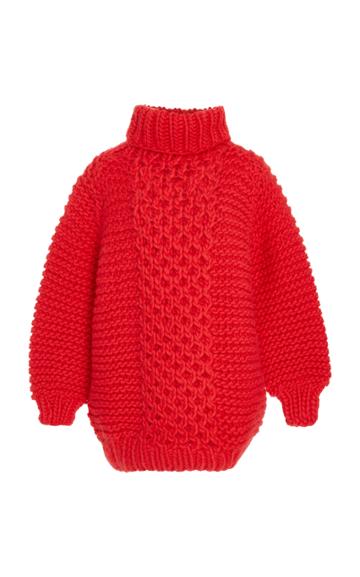 I Love Mr. Mittens Red Wool Sweater
