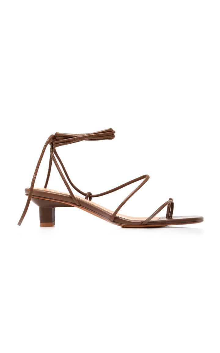 Loq Roma Leather Lace-up Sandals