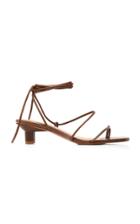 Loq Roma Leather Lace-up Sandals