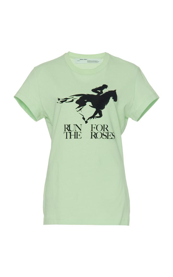 Off-white C/o Virgil Abloh Run For The Roses T-shirt