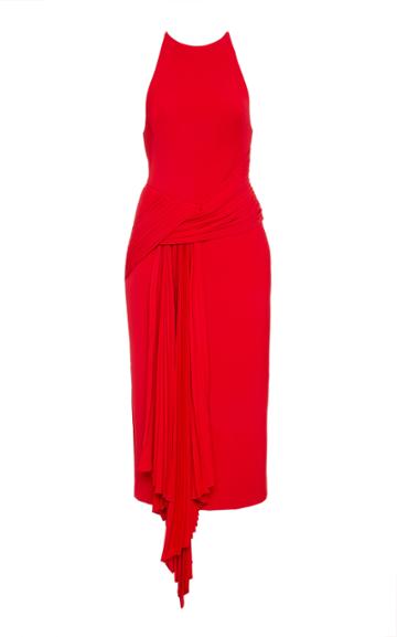 Acler Bercy Wrap Waist Midi Dress