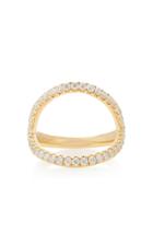 Anita Ko Arc 18k Gold Diamond Ring