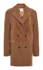 Moda Operandi Agnona Double-breasted Camelhair Peacoat