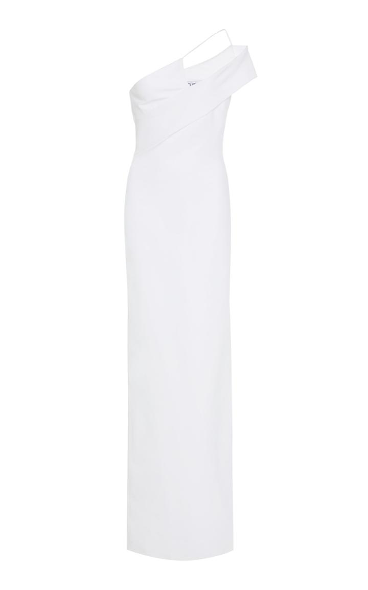 Cushnie One-shoulder Cutout Gown
