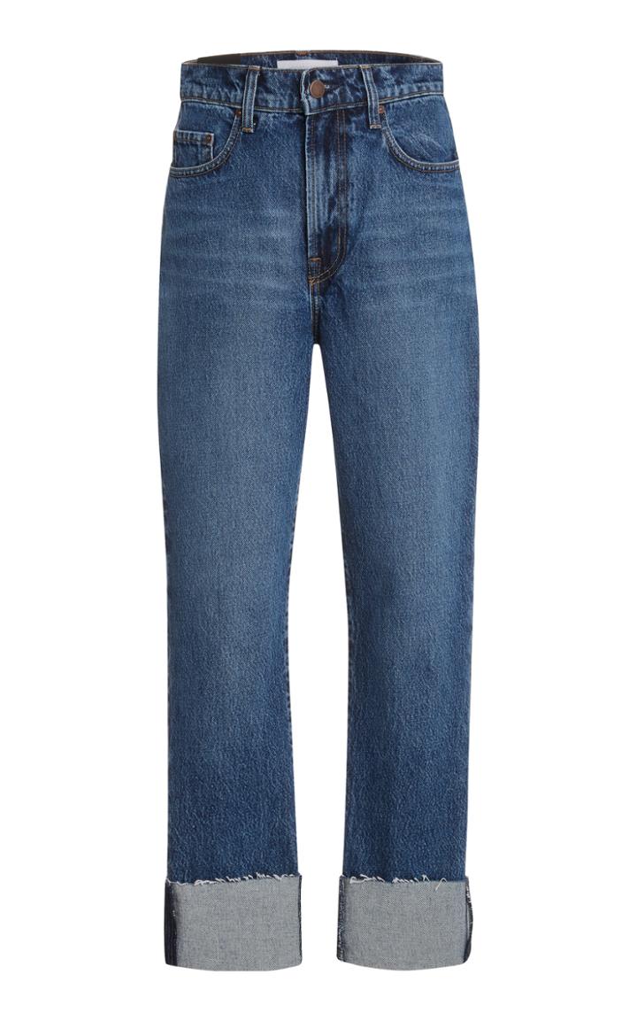 Nobody Denim Frankie Cuffed Rigid High-rise Slim-leg Jeans
