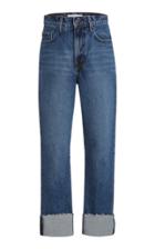 Nobody Denim Frankie Cuffed Rigid High-rise Slim-leg Jeans