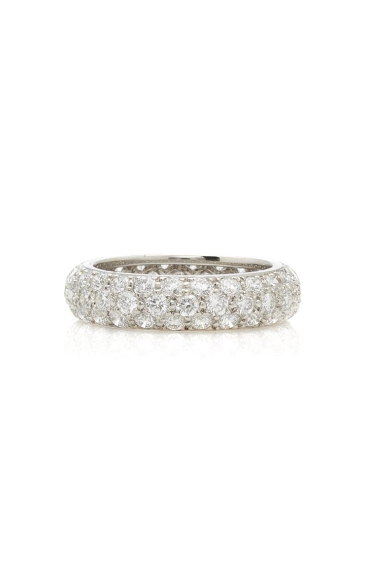 Moda Operandi Oscar Heyman Platinum Pave Diamond Band Ring