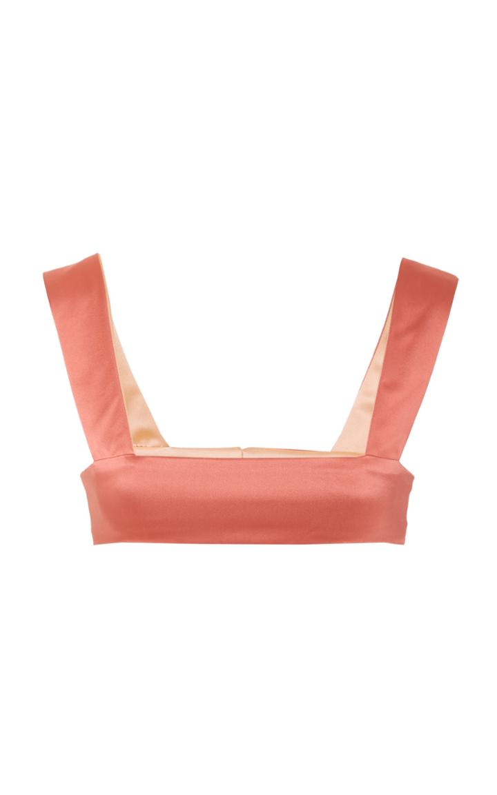 Cynthia Rowley Venus Satin Reversible Bar Top