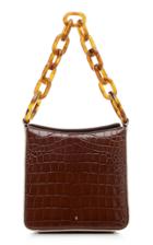 Gu De Duna Croc-effect Leather Bag