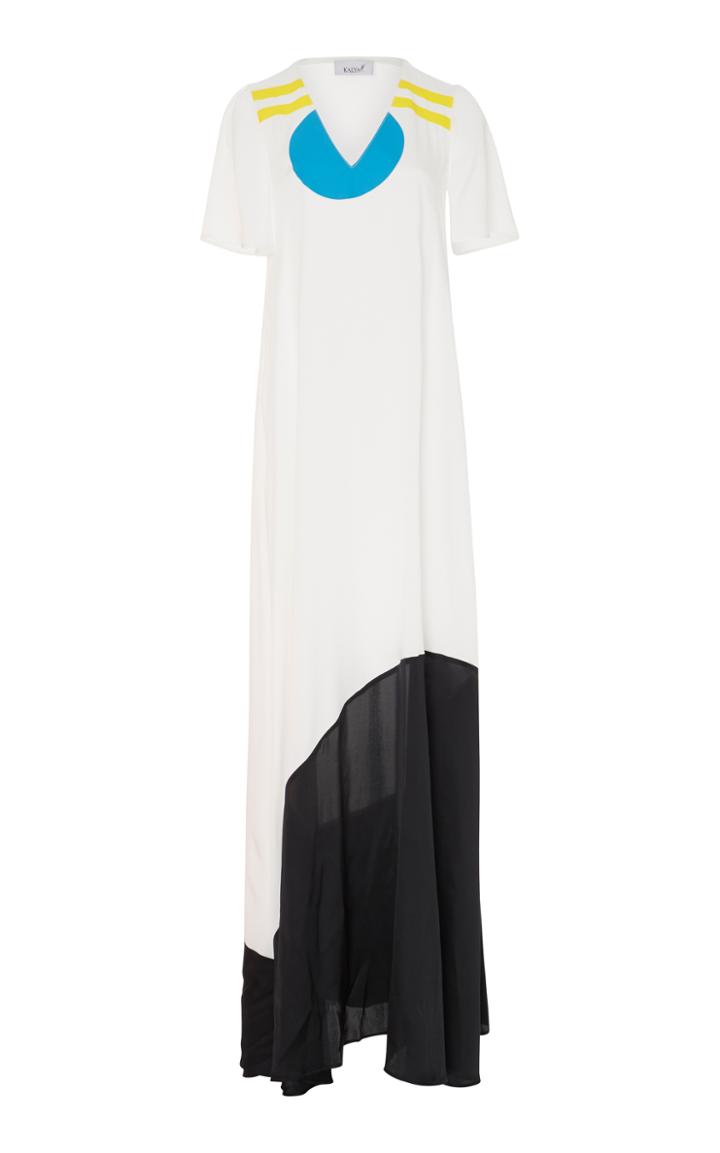 Kalyah Maxi Circle Crepe Dress