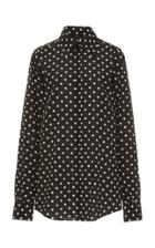 Moda Operandi Dolce & Gabbana Polka Dot Charmeuse Top Size: 38