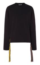 Jil Sander Tasseled Cotton-jersey T-shirt