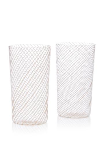 Linea Valentina Set-of-two Filigree Tall Glasses