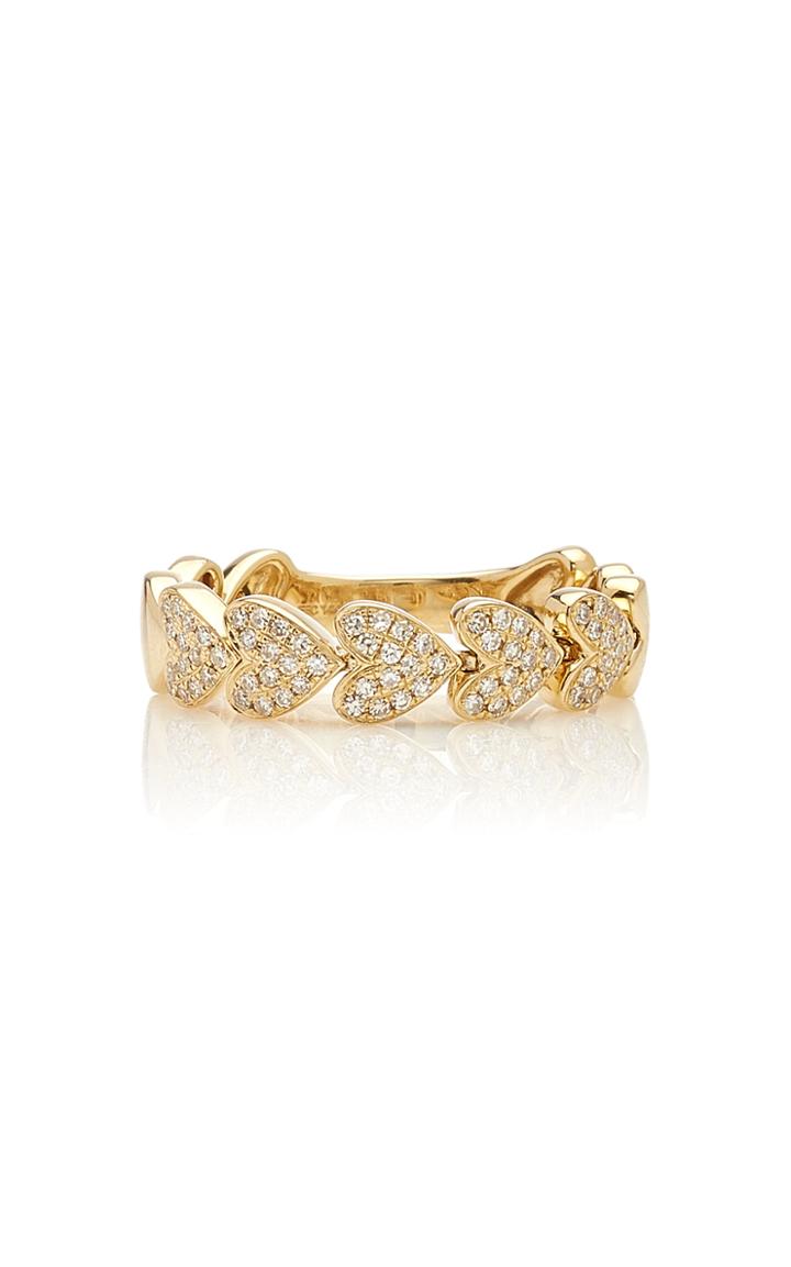 Ef Collection Eternal Love 14k Yellow-gold Diamond Ring