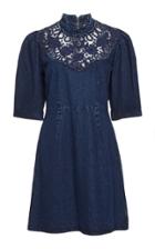 Moda Operandi Sea Olivia Denim Soutach Mini Dress Size: 0