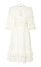 Ulla Johnson Madison Tied Ruffled Broderie Anglaise Cotton-voile Dress