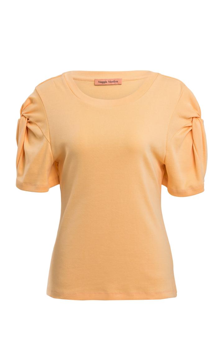 Maggie Marilyn Knot On Organic Cotton T-shirt