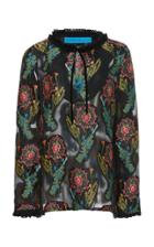 Jonathan Cohen Bow Neck Long Sleeve Top